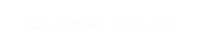 Calendrier national
